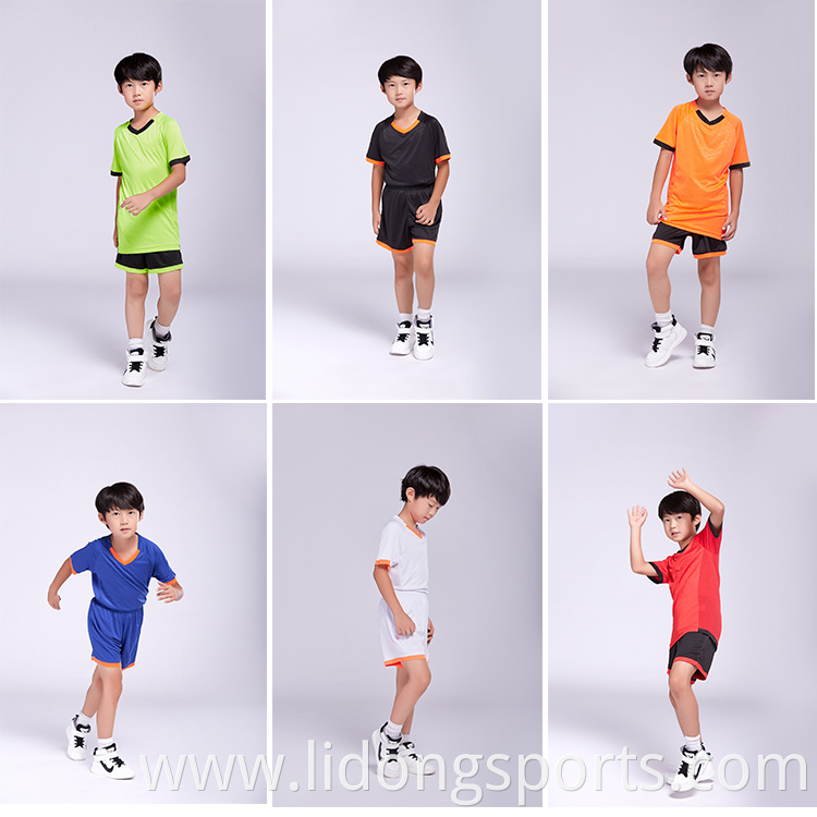 Top Quality Child Shirt 4- 5 Xl Soccer Uniforms American Training Jersey Football Jersey 2021 For Football Club